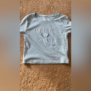 aeropostale ribbed baby tee